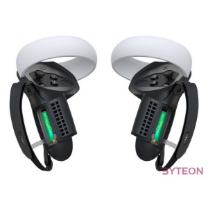 Controller Grip with Battery Door Kiwi Design Q1 PRO-2.2 for Meta Quest 2 Black