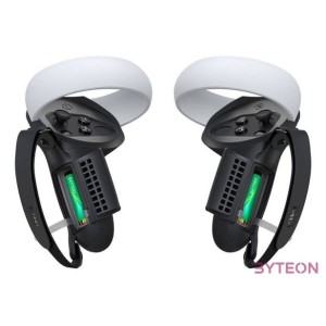 Controller Grip with Battery Door Kiwi Design Q1 PRO-2.2 for Meta Quest 2 Black