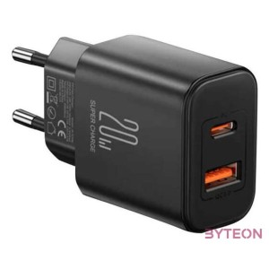 Charger Flash Joyroom  JR-TCF05, (EU) 20W AC (black)