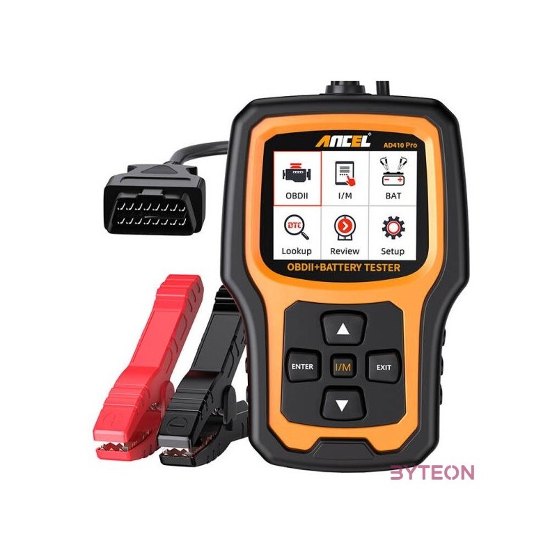 2in1 Diagnostic Scanner OBD2 and Battery Tester Ancel AD410 PRO