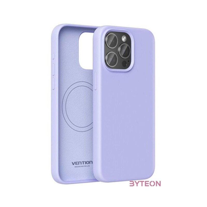 Vention KUFV0-30 Silicone Case for iPhone 15 Pro (purple)