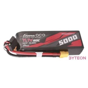 Gens ace G-Tech 5000mAh 11.1V 60C 3S1P Lipo With XT60 Plug