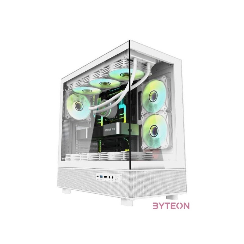 Darkflash DPX90 számítógépház (fehér)