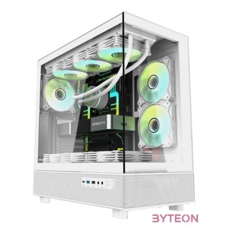 Darkflash DPX90 számítógépház (fehér)