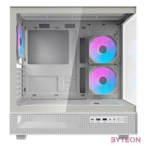 Darkflash DPX90 számítógépház (fehér)