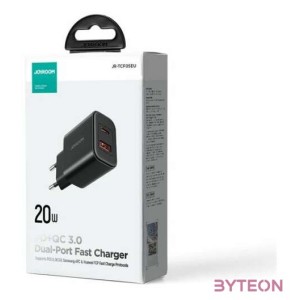 Charger Flash Joyroom  JR-TCF05, (EU) 20W AC (black)