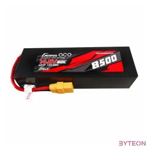 Gens ace G-Tech 8500mAh 14.8V 60C 4S1P Lipo Battery Pack PC Material Case with XT90 plug