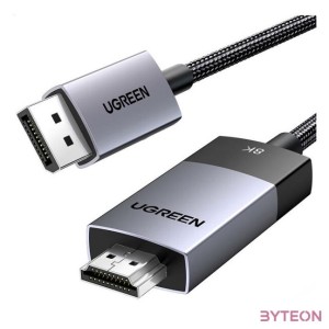 DisplayPort to HDMI cable Ugreen DP115, 8k 60 Hz, 1m (black)