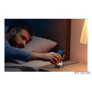 Qi Inductive charger 2in1 for iPhone, AirPods Ugreen W256, 20W (black)  USB-C to USB-C cable 1m