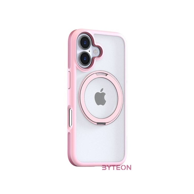Torras Ostand R Fusion Case for iPhone 16 (Pink)