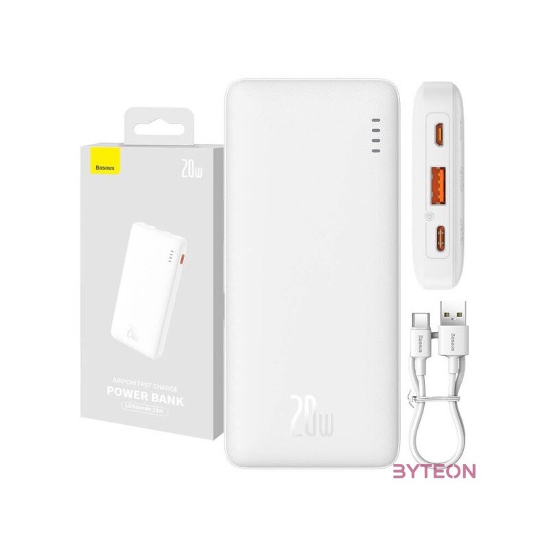 Baseus Airpow 10000mAh 20W powerbank (white)