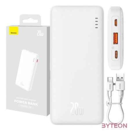 Baseus Airpow 10000mAh 20W powerbank (white)