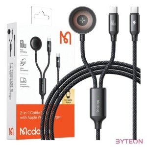 Mcdodo CA-2200 2-in-1 USB-C cable  Apple Watch charger, 60W, 1.2m
