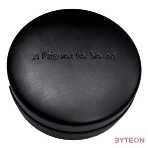 Wired headphones aluminium case (black)