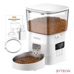 Rojeco 2L automata etetőgép gombos verzió (fehér)