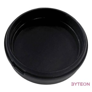 Wired headphones aluminium case (black)