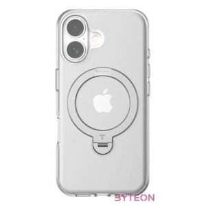 Torras Ostand Spin Case for iPhone 16 (Transparent)