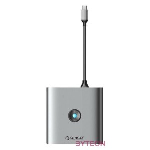 Adapter Hub 8w1 Orico, HDMI 4K  3x USB-A 3.0, USB-C, 100W PD  SD,TF