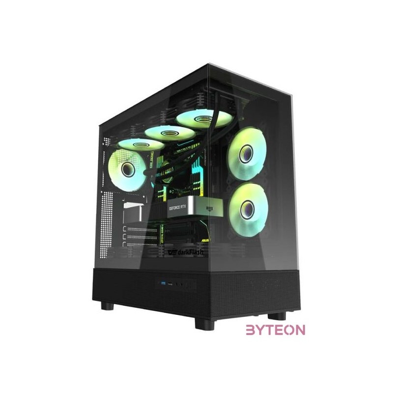 Darkflash DPX90 számítógépház (fekete)