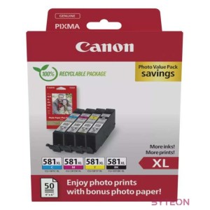 CANON CLI-581XL Ink Cartridge BK,C,M,Y