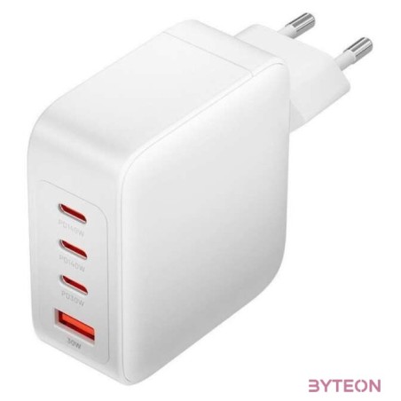 Wall charger, Vention, FEIW0-EU,  3xUSB-C, USB- A, 140W,140W,30W,18W, GaN (white)