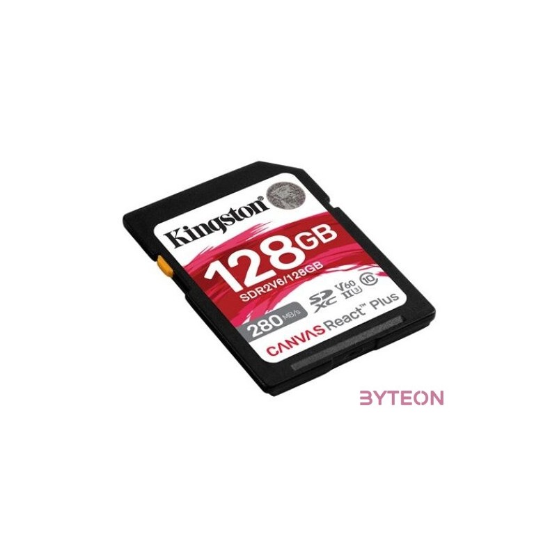 KINGSTON 128GB Canvas React Plus SDXC