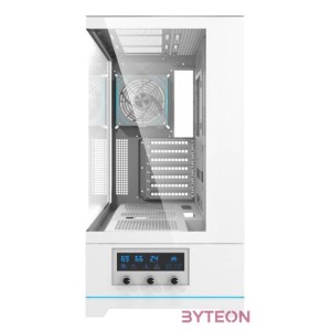 Darkflash DY451 PRO számítógépház ventilátorral (fehér)