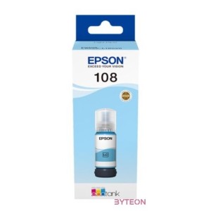 EPSON 108 EcoTank Light Cyan Ink Bottle