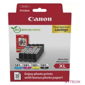 CANON CLI-581XL Ink Cartridge BK,C,M,Y