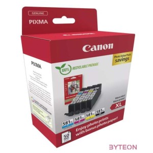 CANON CLI-581XL Ink Cartridge BK,C,M,Y