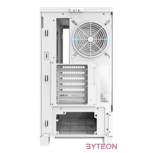 Darkflash DY451 PRO számítógépház ventilátorral (fehér)