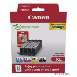 CANON CLI-581XL Ink Cartridge BK,C,M,Y