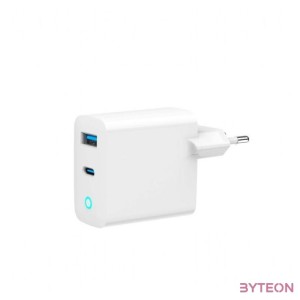 GEMBIRD 2-port 30W GaN USB fast charger