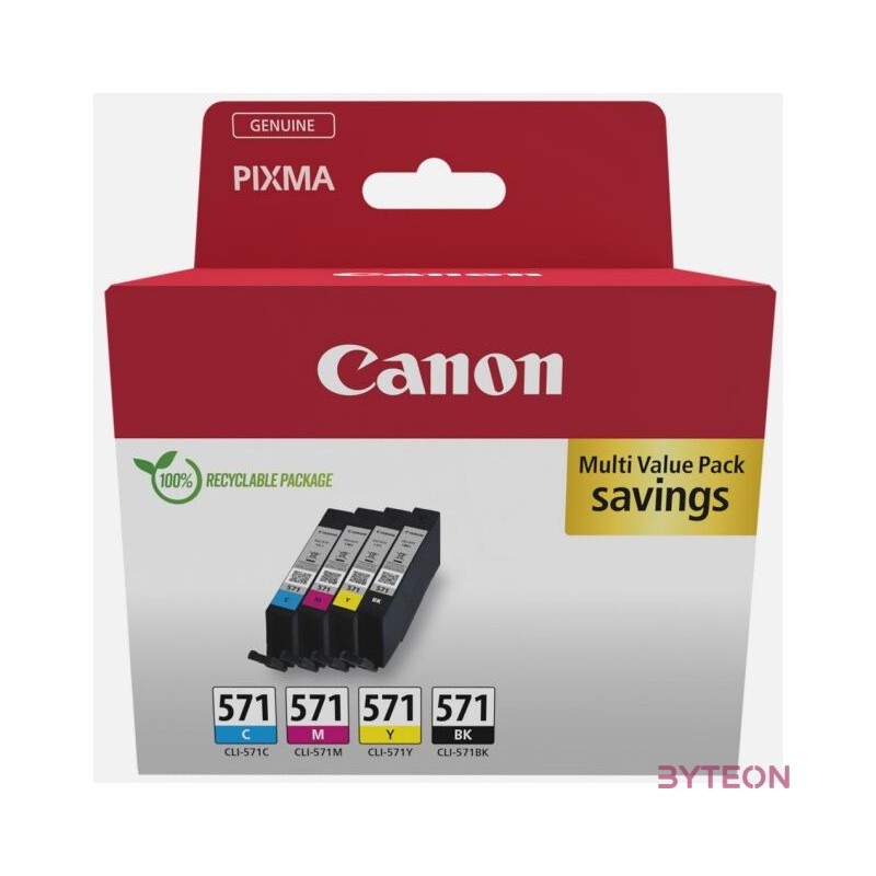 CANON CLI-571 Ink Cartridge C,M,Y,BK