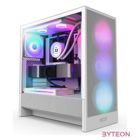 NZXT PC case H5 Flow RGB 2024 white