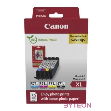 CANON CLI-571XL Ink Cartridge C,M,Y,BK