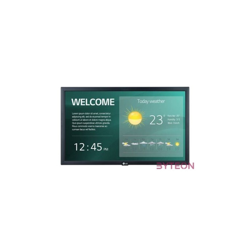 LG 22SM3G-B.AEU 21i IPS FHD 169 Signage