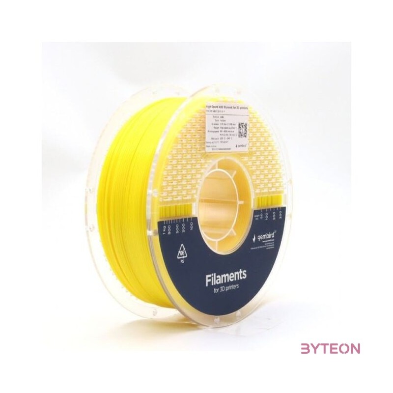 GEMBIRD High Speed ABS filament yellow