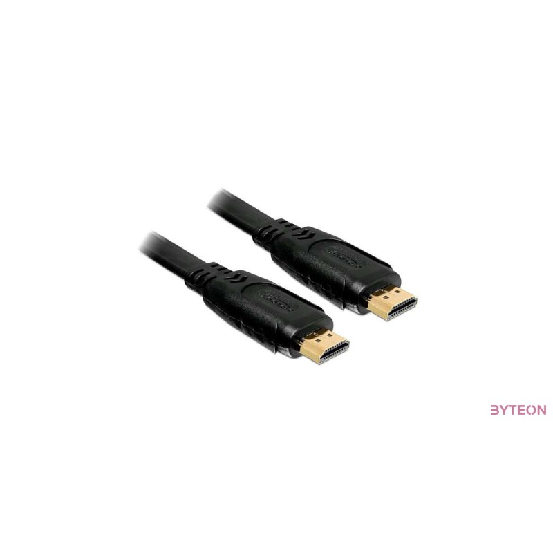 Delock HDMI male Ethernettel - HDMI male - Fekete 5m