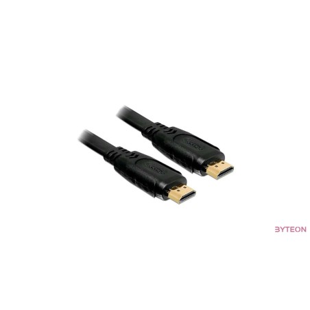 Delock HDMI male Ethernettel - HDMI male - Fekete 5m