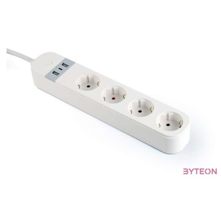 GEMBIRD Smart power strip with USB charg