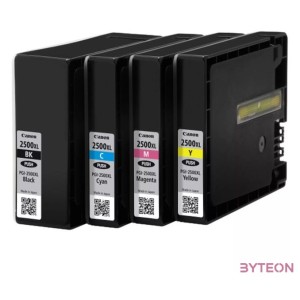 CANON PGI-2500XL Ink Cartridge BK,C,M,Y