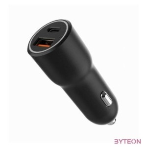 GEMBIRD 2-port USB car fast charger TypC