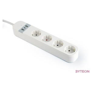 GEMBIRD Smart power strip with USB charg