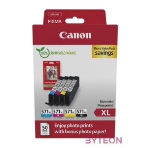 CANON CLI-571XL Ink Cartridge C,M,Y,BK
