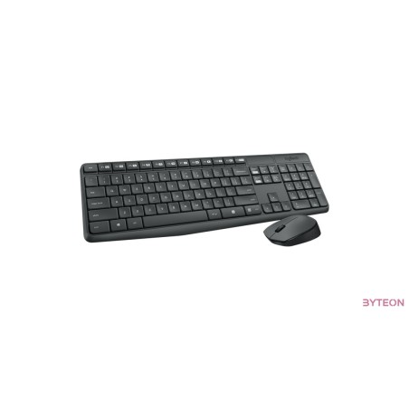 Logitech MK235 (US, Vez.nélküli) - Fekete