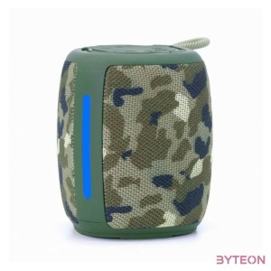 GEMBIRD Bluetooth LED speaker Camo