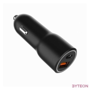 GEMBIRD 2-port USB car fast charger TypC