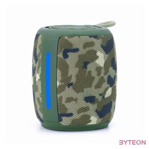 GEMBIRD Bluetooth LED speaker Camo