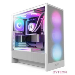 NZXT PC case H5 Flow RGB 2024 white